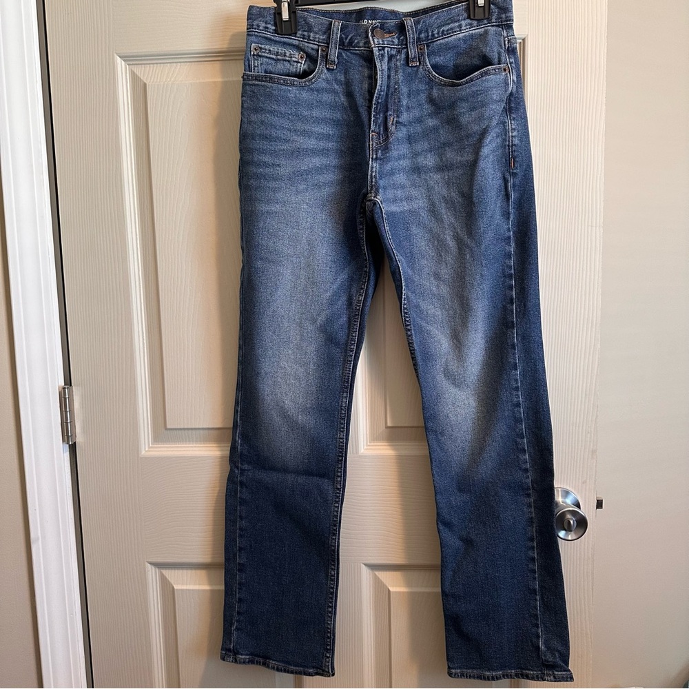 Old Navy 28x30 Straight Leg Men’s Built-in Flex Denim Jeans